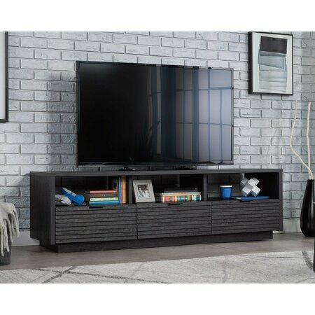 SAUDER Harvey Park Entertainment Credenza Ro A2 , Accommodates up to a 70 in. TV weighing 95 lbs 433482